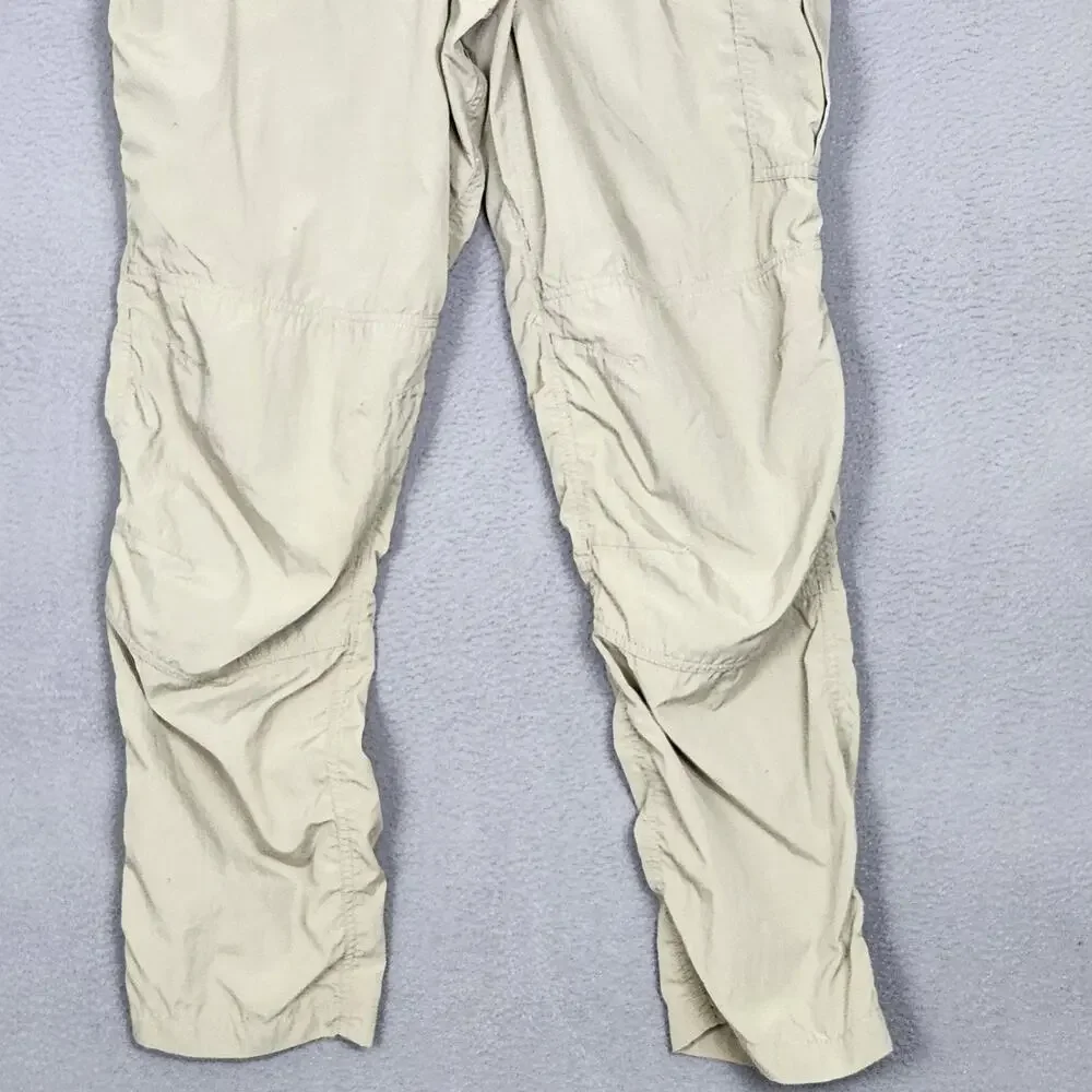 The North Face Pants Mens 32x30 Beige Cordura Nylon Hiking Cargo Stow Belted